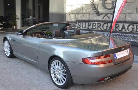 Left hand drive ASTON MARTIN DB9 VOLANTE TOUCHTRONIC2 SPANISH REGISTERED